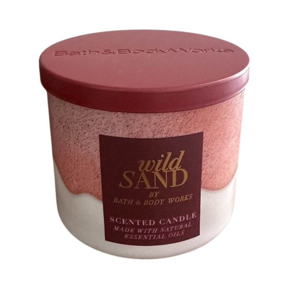 Bath and Body Works Wild Sand Scented Candle w/ Natural Essential Oils (14.5 oz)